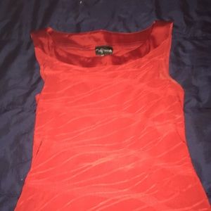 Silky red my Michelle top